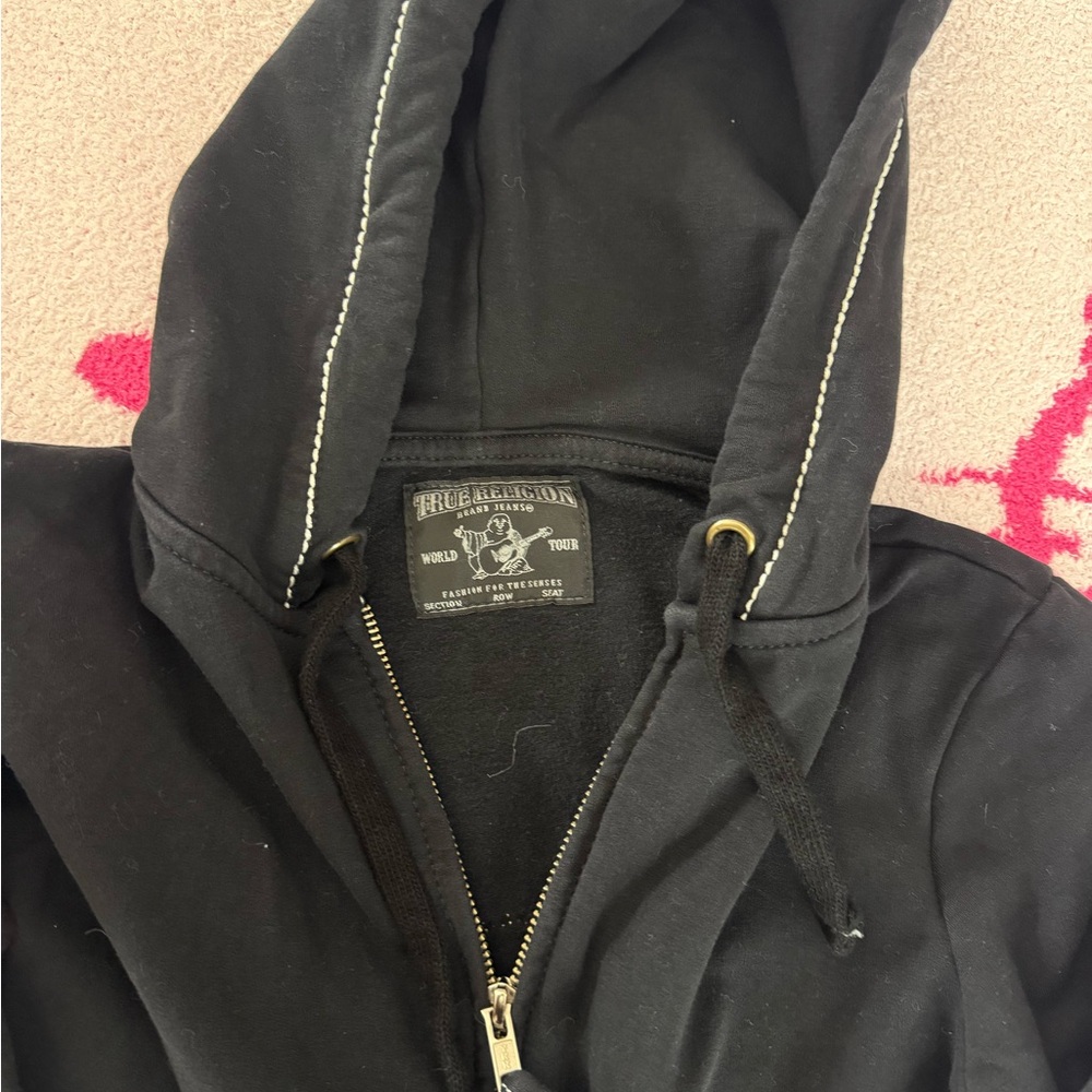 True Religion Black Zip-Up Jacket - Picture 2 of 4
